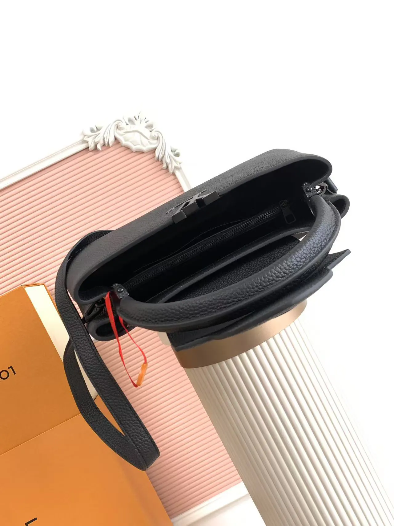 Black Chain Bag Leather Image 9 Black Chain Bag Leather Image 9