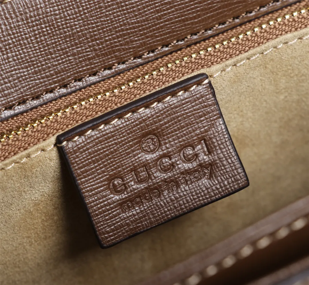 Gucci Horsebit 1955 老花马衔扣肩背包 单肩斜挎