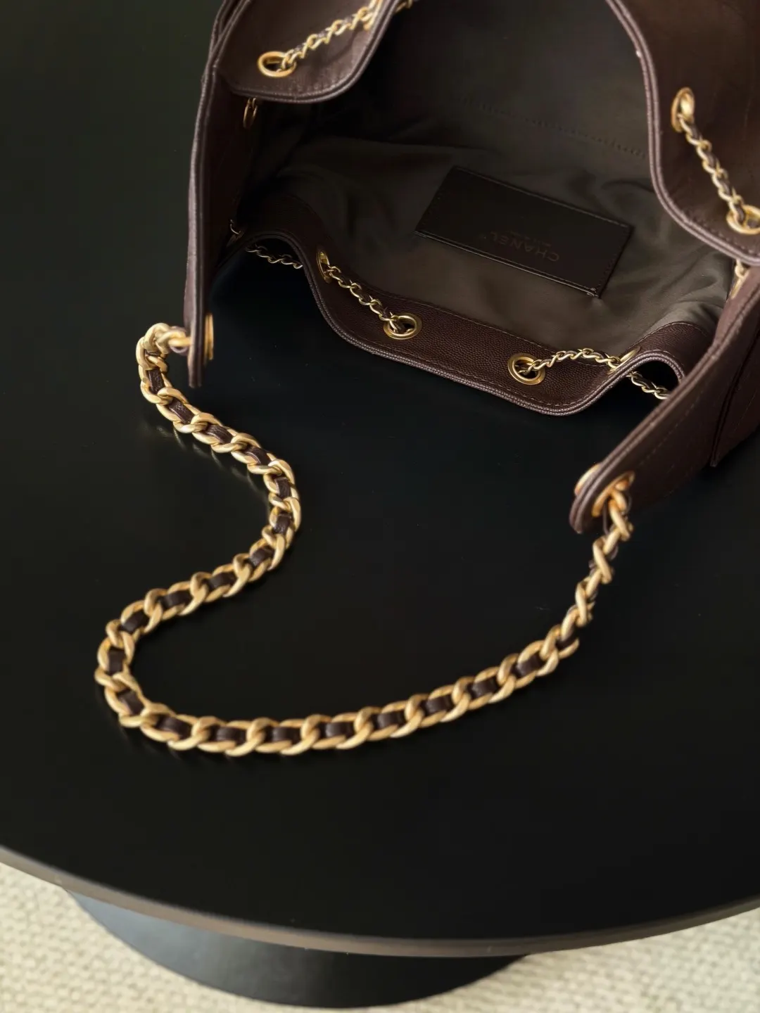CHANEL Hobo 牛皮 腋下包 复古腋下背款