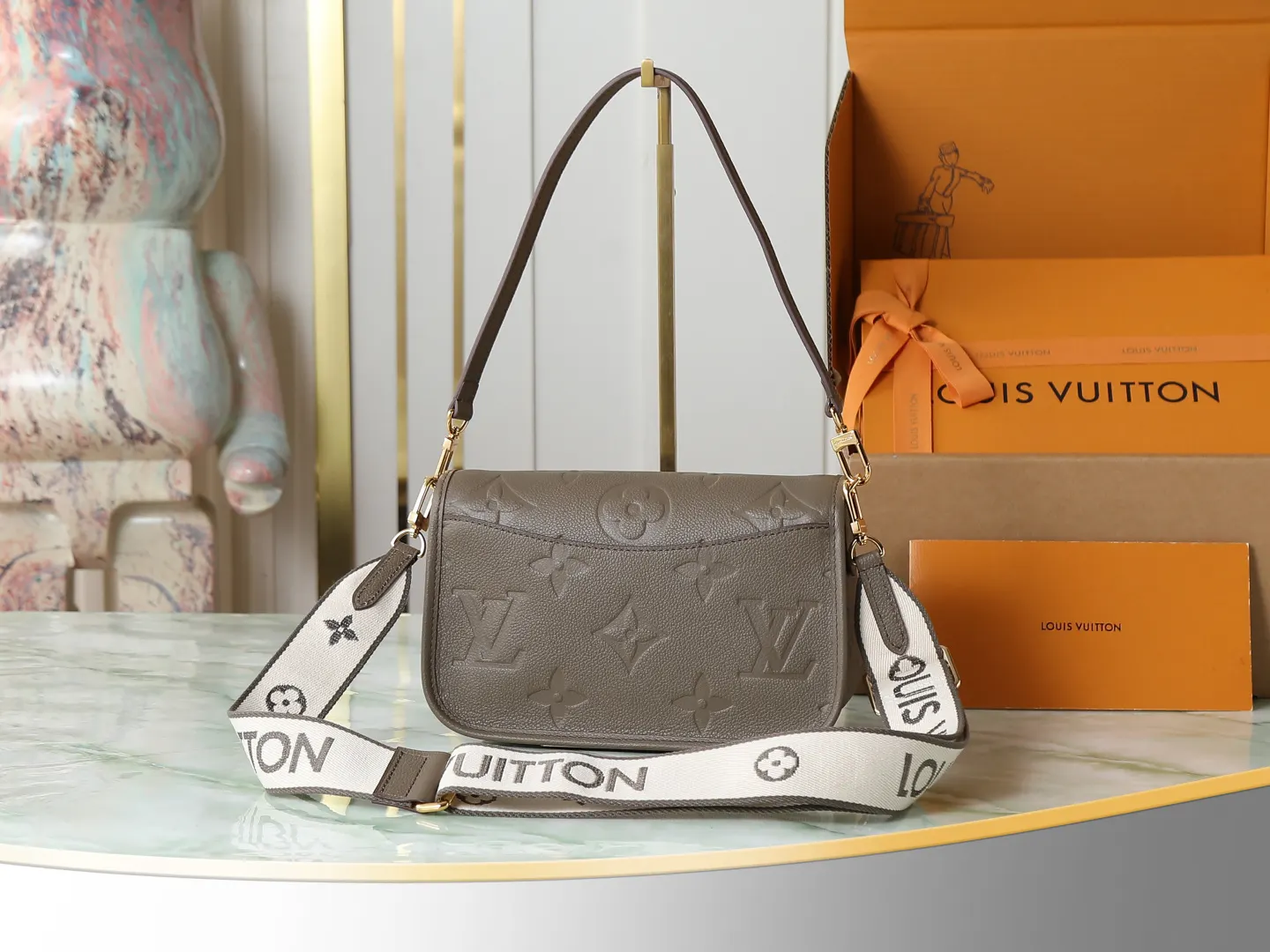 LV Diane 卡其色 手袋 通勤款｜ORBUYBAG 岚奢包高端时尚精品