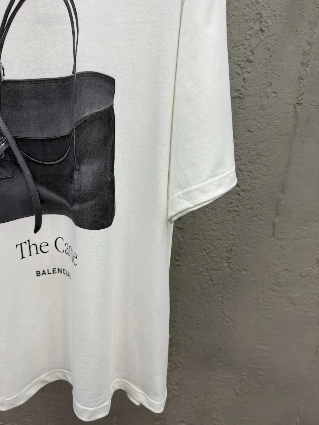 Balenciaga City The 手袋圖案圓領短袖T恤 白色(數字7) Balenciaga City The 手袋圖案圓領短袖T恤 白色(數字7)