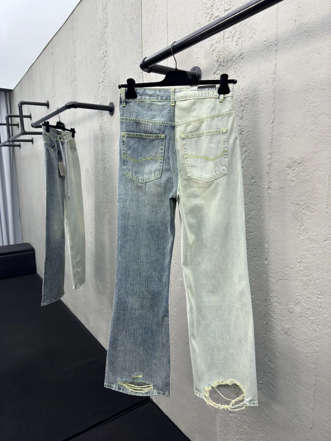 Balenciaga 蓝色/白色 牛仔 裤子
