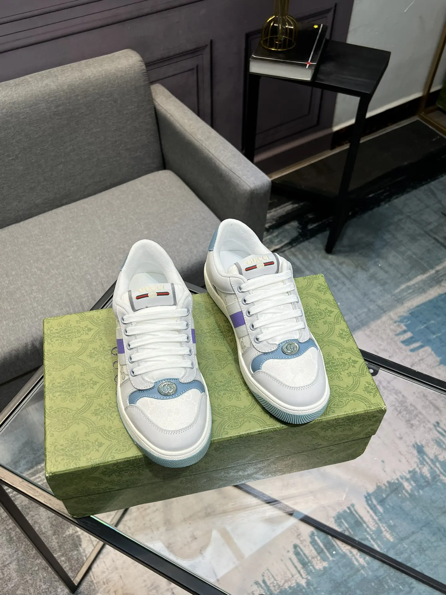 Gucci Logo休闲运动鞋
