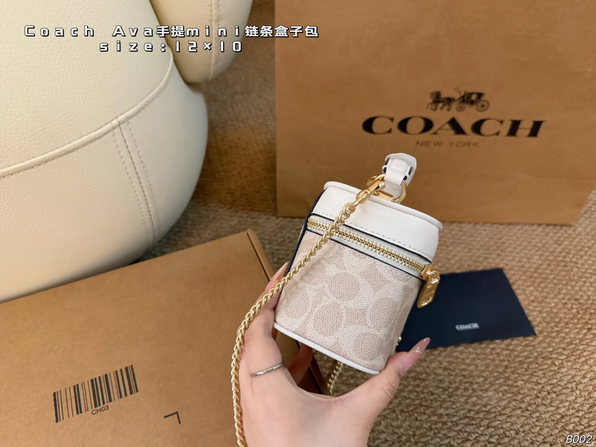 Coach × Ava手提mi 鏈條包 精致鏈條款