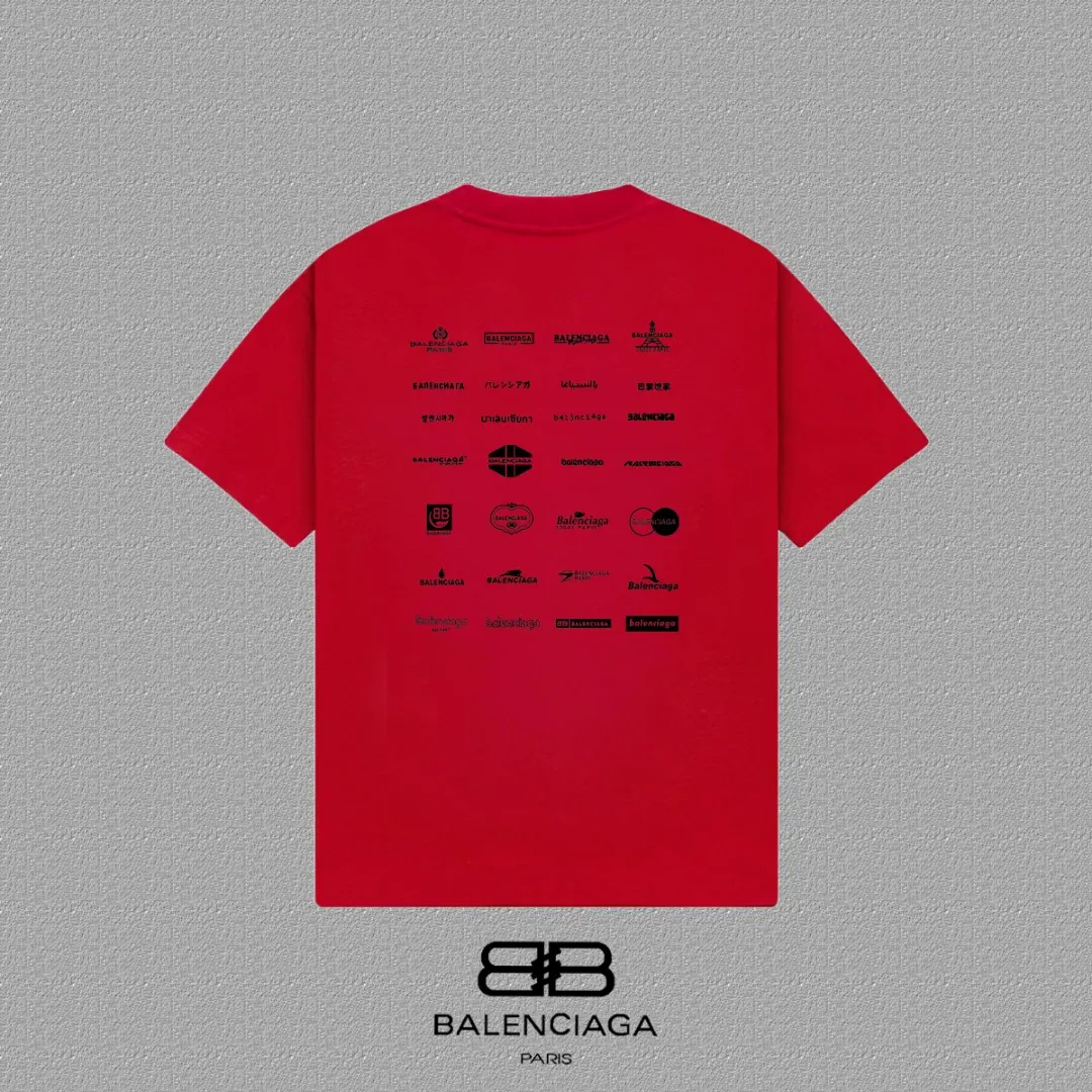 Balenciaga 紅色 Logo 短袖T恤(數字2) Balenciaga 紅色 Logo 短袖T恤(數字2)