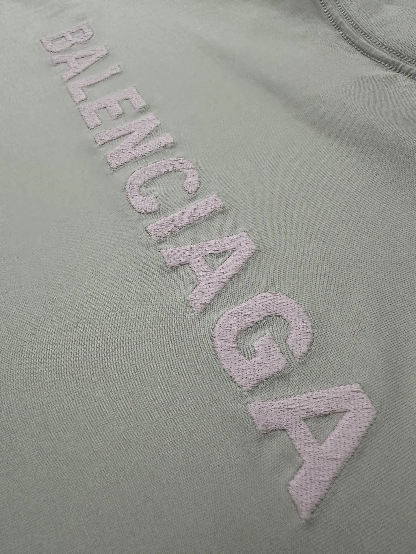 Balenciaga White Logo Short Sleeve T-Shirt Street