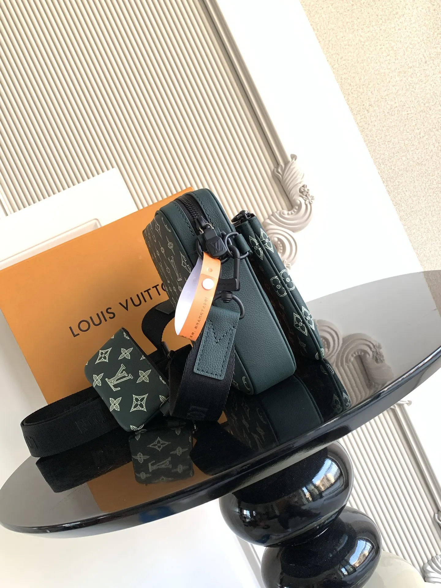 LV 绿色压纹链条小方包 单肩款｜ORBUYBAG 岚奢包高端时尚精品