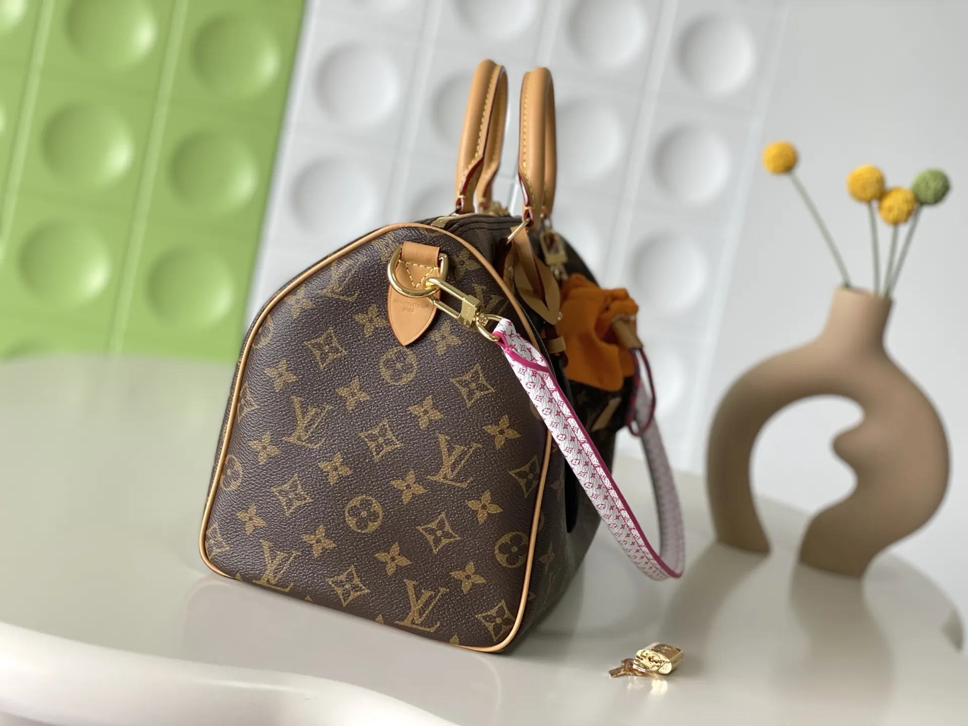 LV Speedy 帆布 收納包 旅行收納款