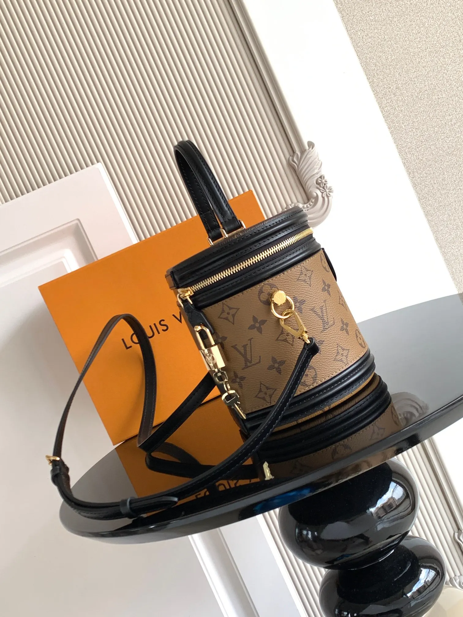 LV 帆布 化妆包 便携收纳款