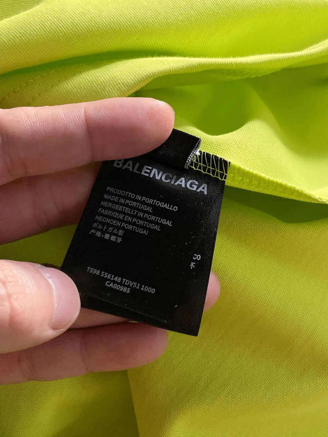 Balenciaga 黑色 纯棉 Logo 短袖T恤