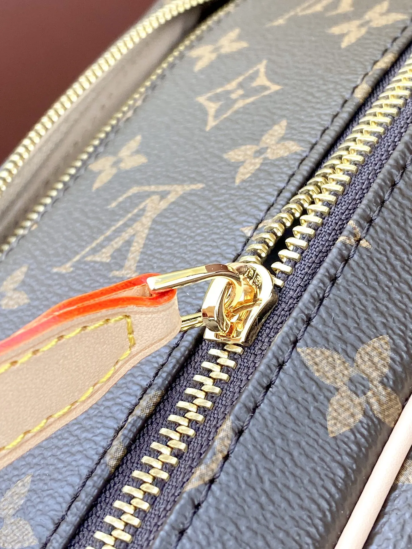 老花 金色 帆布 化妆包 便携收纳款