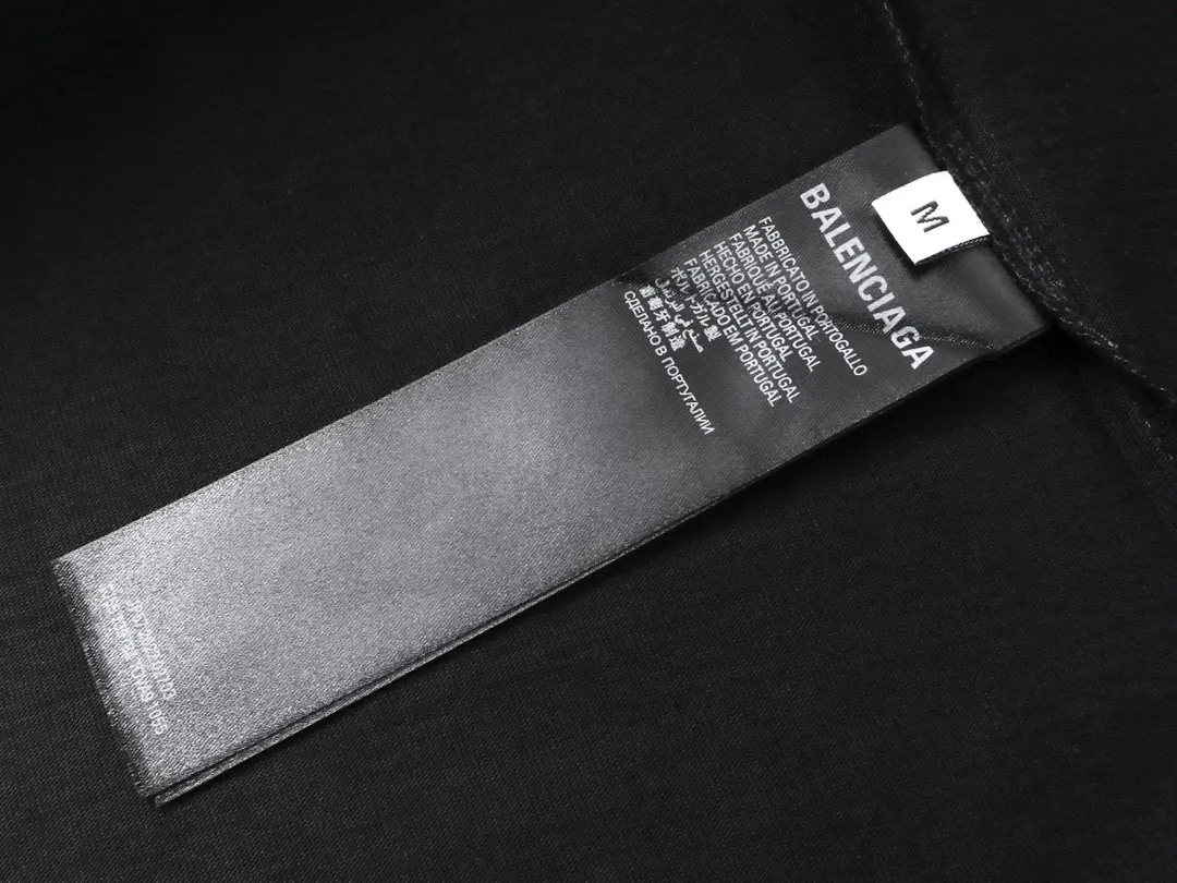 Balenciaga 纯棉 Logo 短袖T恤 宽松休闲