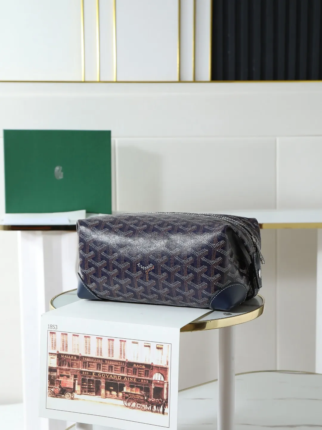 Goyard 戈雅 化妆 收纳袋 内里有双隔层 手拿包 精致手拿款