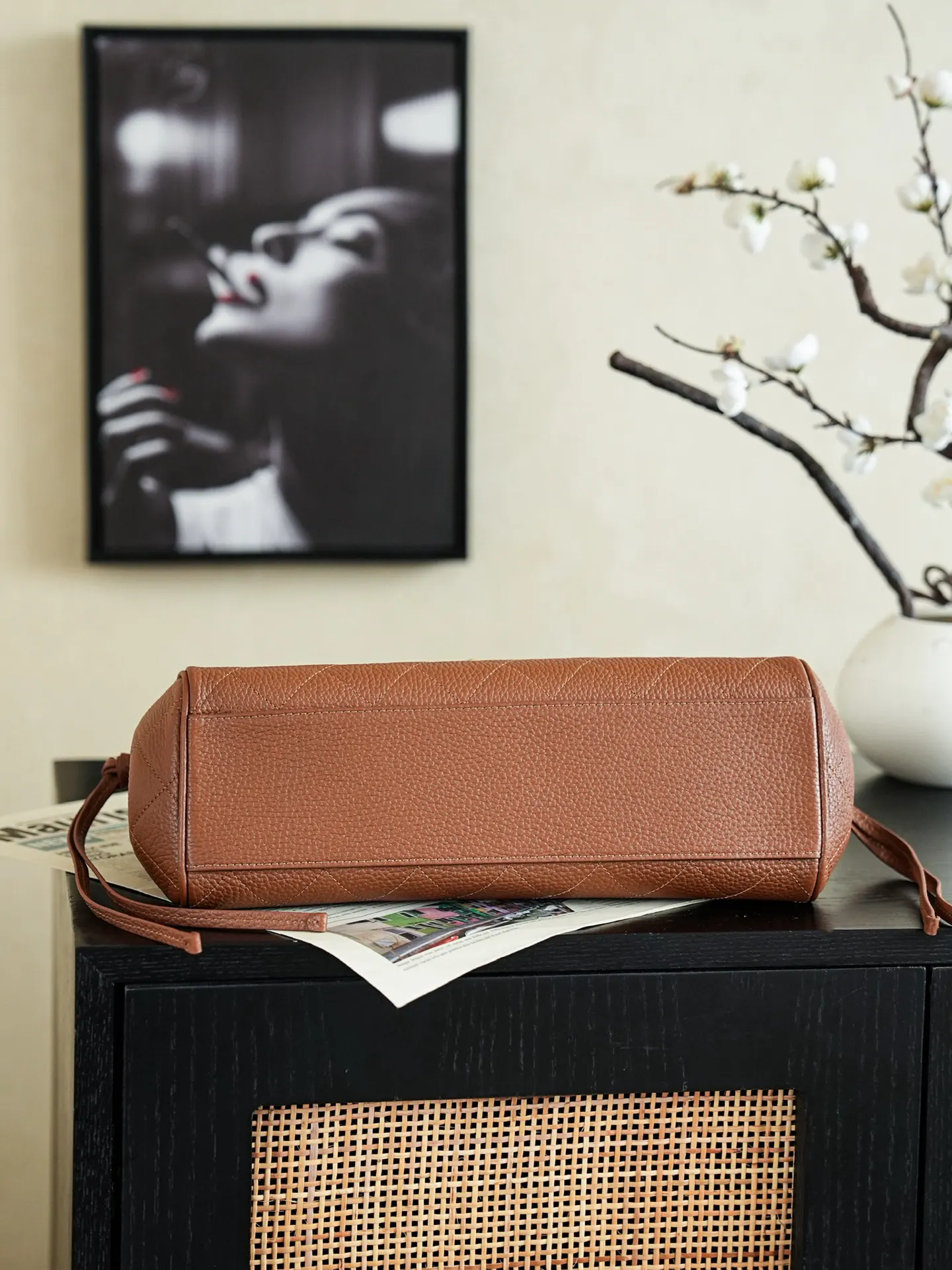 Brown Hobo Shoulder Bag Vintage Classic Leather