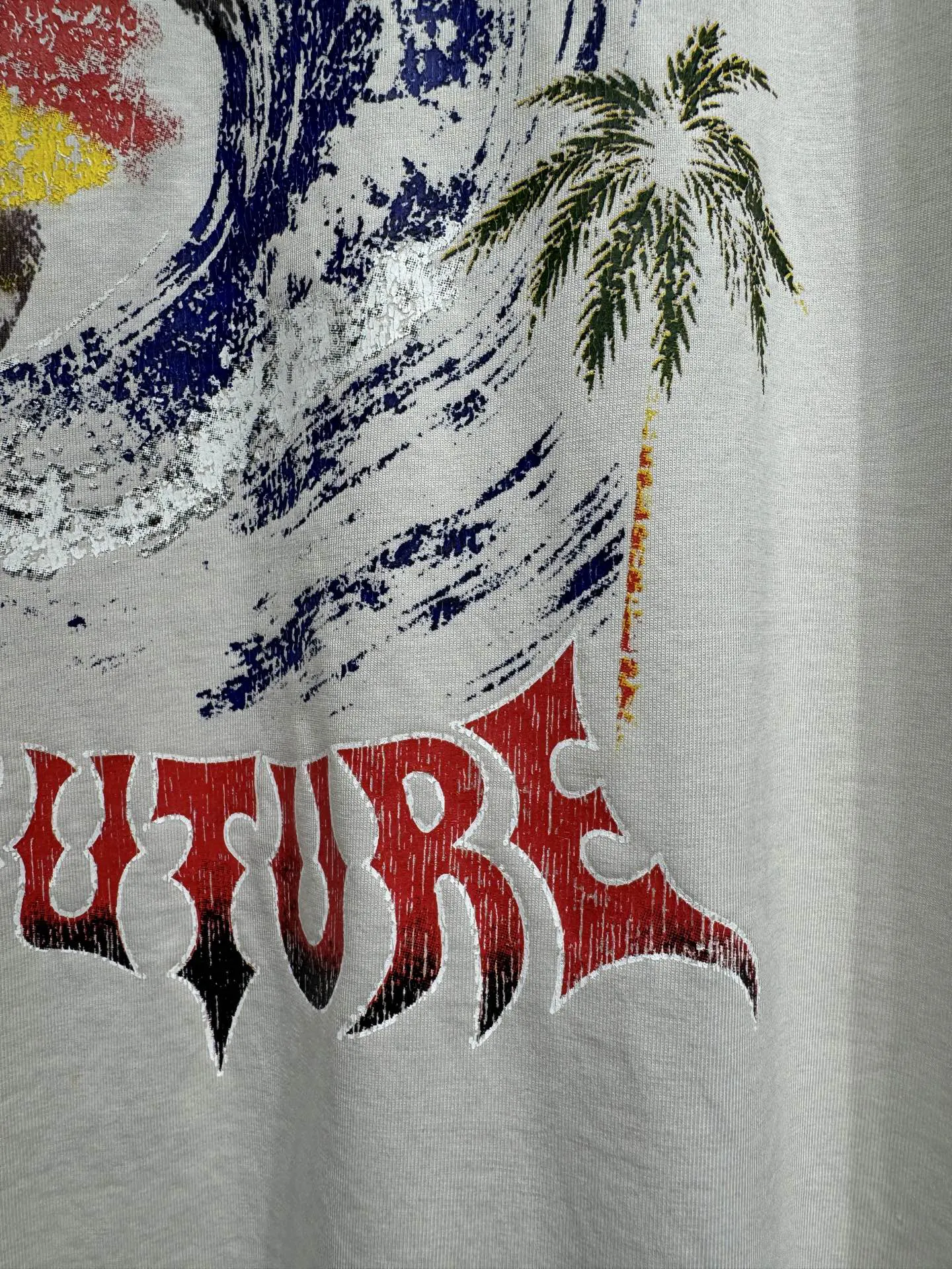 Balenciaga Print Short Sleeve T-Shirt Street