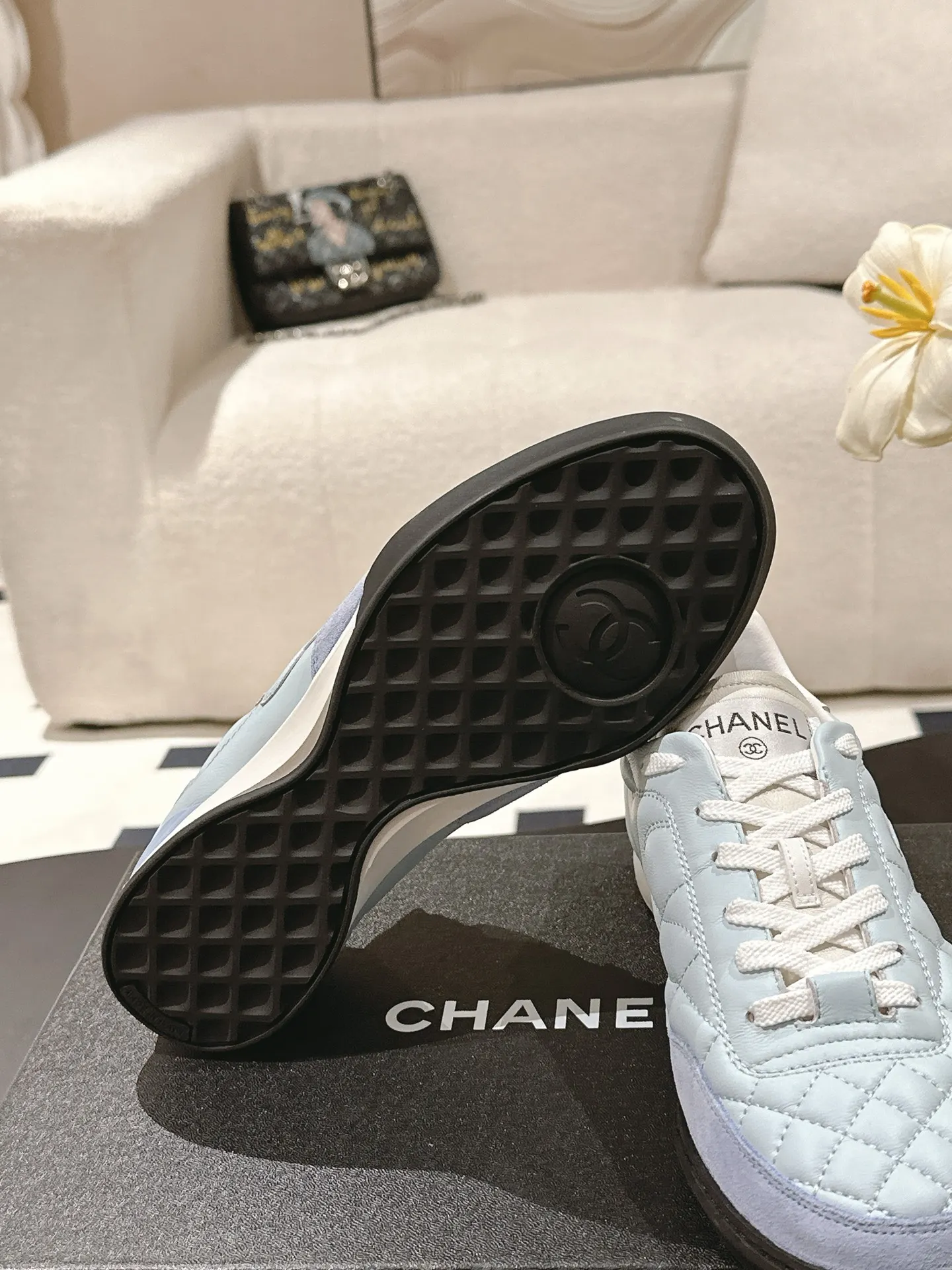 Chanel Sheepskin Shoes Sneakers