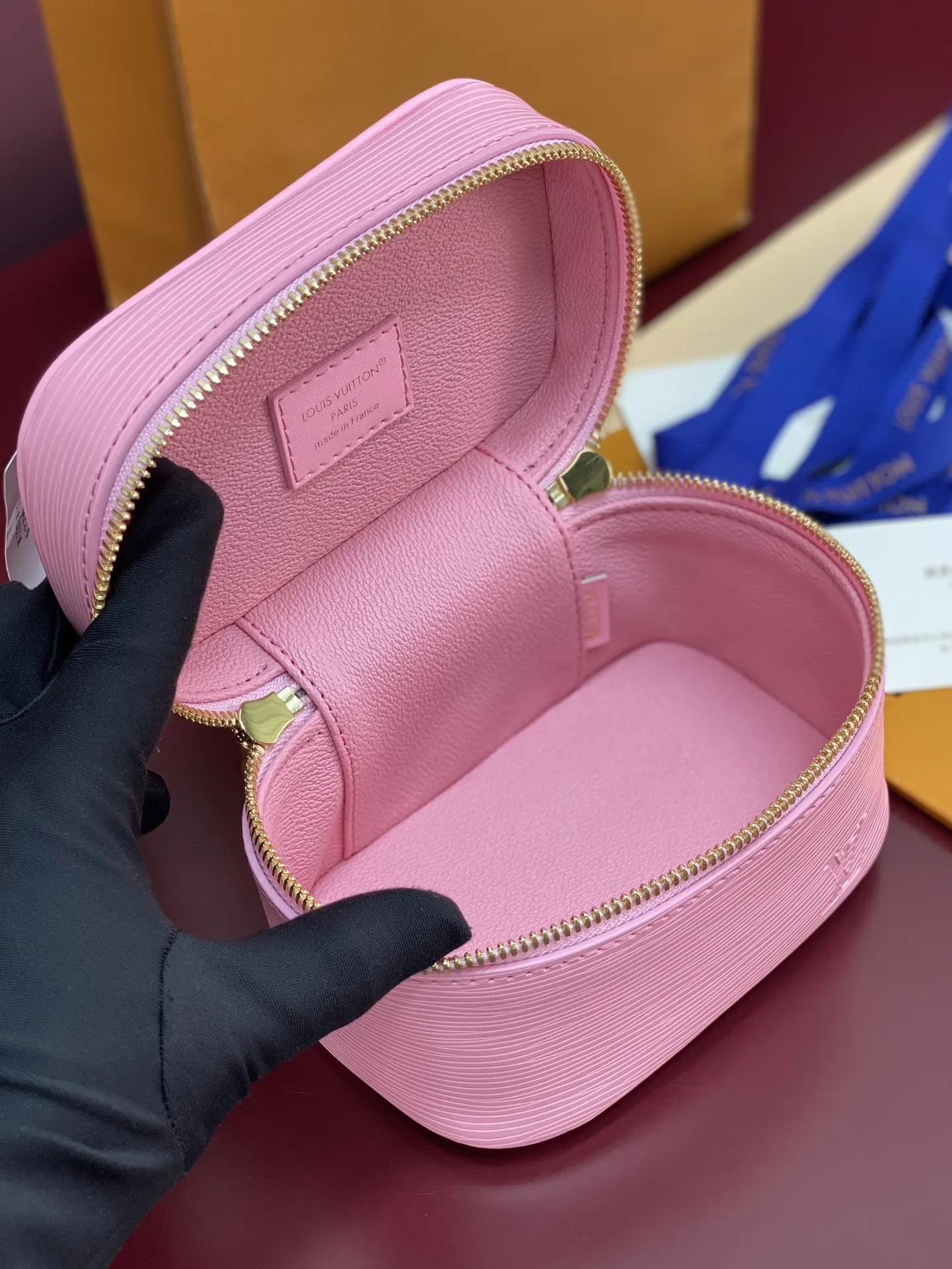 Louis Vuitton Pink Cosmetic Pouch