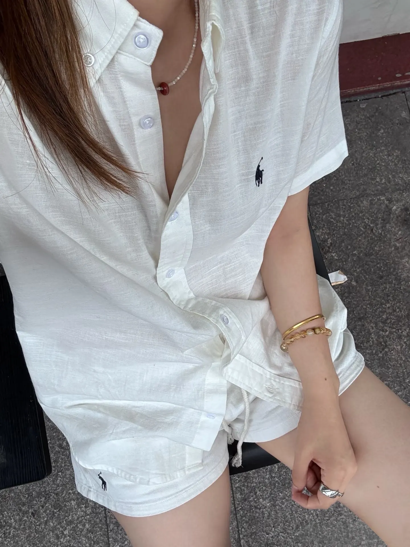 Ralph Lauren 水洗 衬衫 通勤百搭款