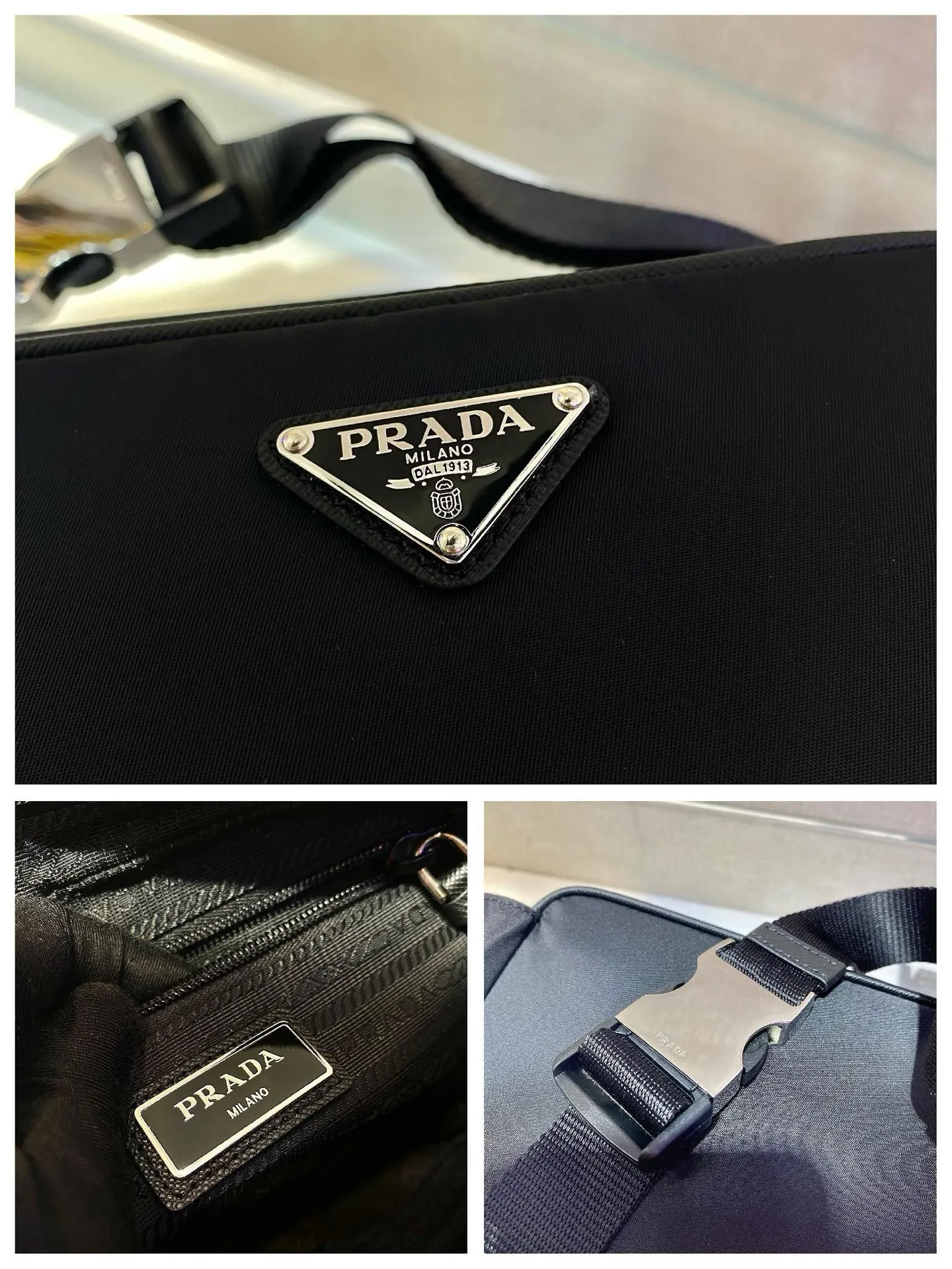 Prada 皮革 腰包 休閒腰包款
