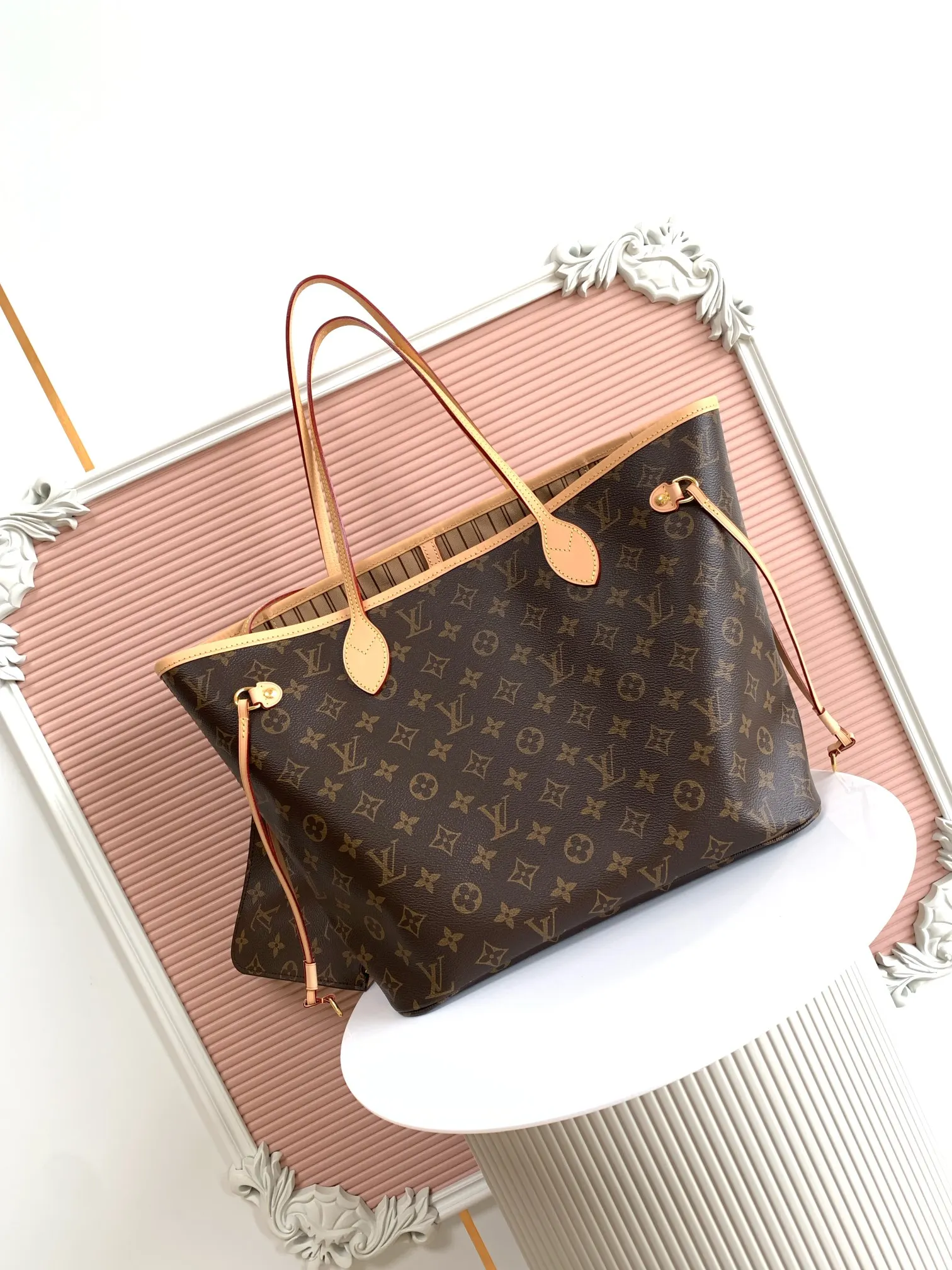 Neverfull 牛皮 托特包 大容量托特款