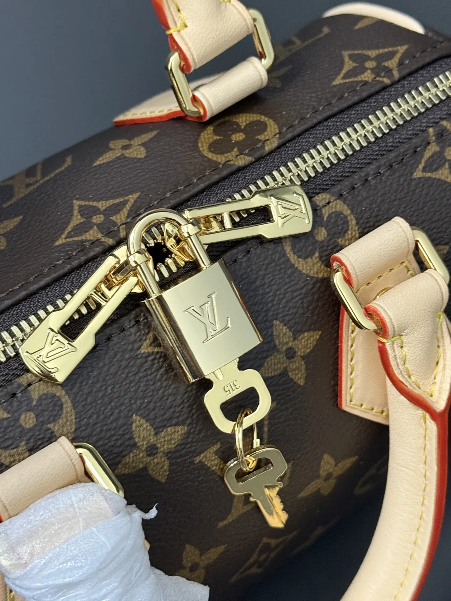 Louis Vuitton Speedy 老花 手提包 实拍款01