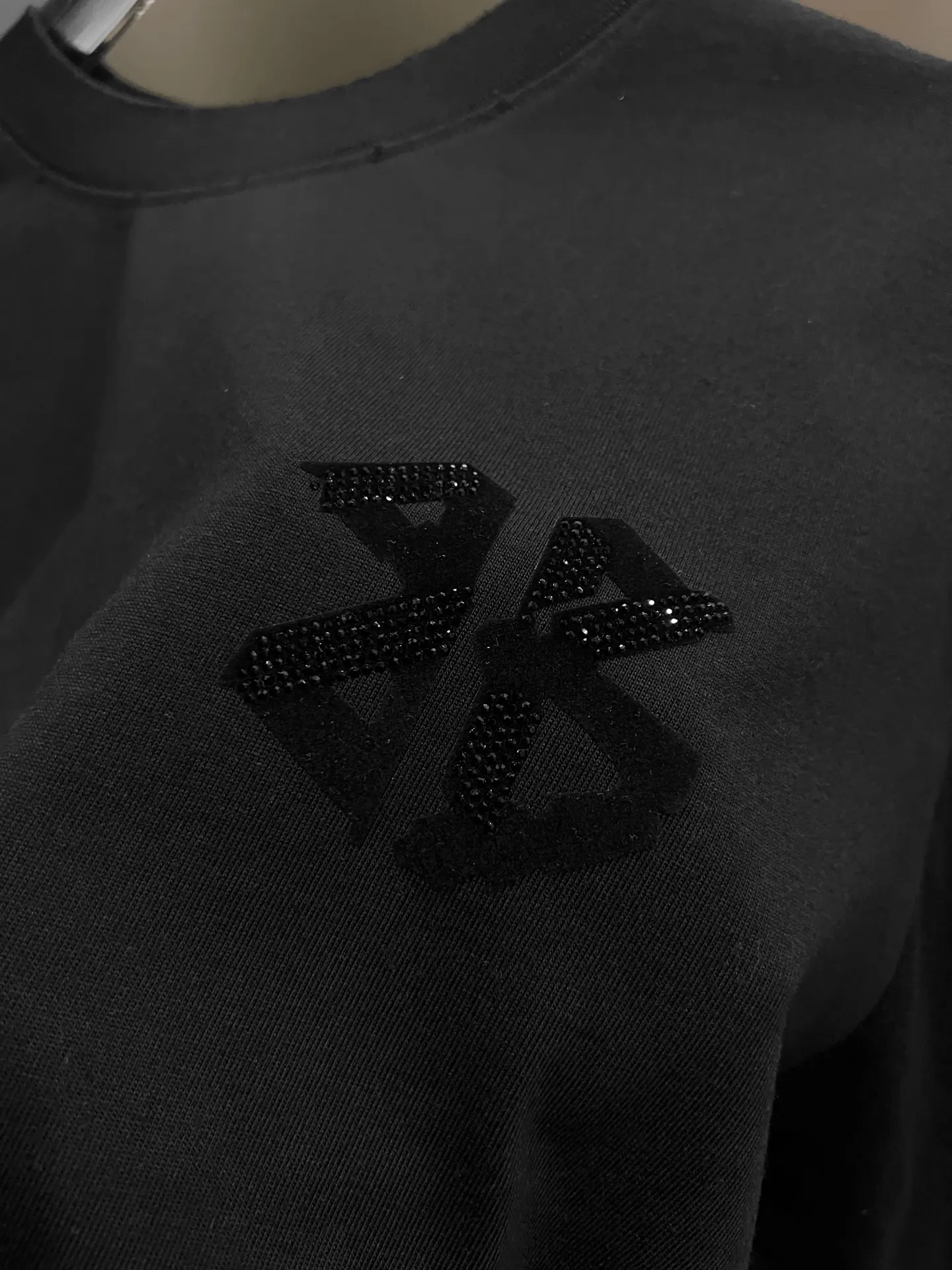 Balenciaga Black Logo Short Sleeve T-Shirt Loose