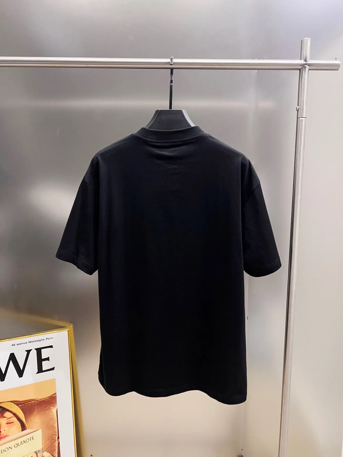 Balenciaga 黑色 Logo 短袖T恤 宽松休閒(數字2) Balenciaga 黑色 Logo 短袖T恤 宽松休閒(數字2)