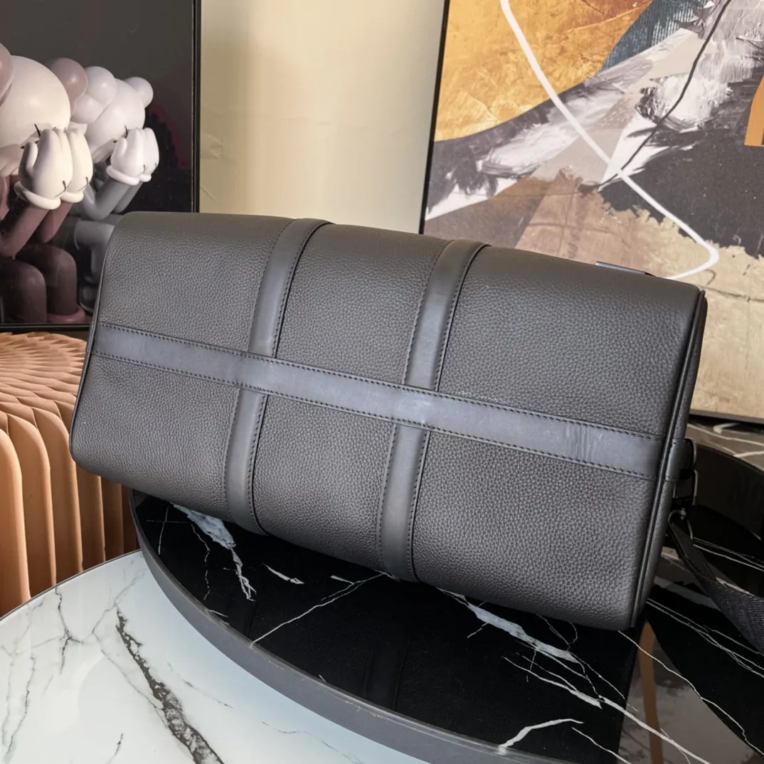 Keepall 黑色 提花 旅行包 大容量旅行款