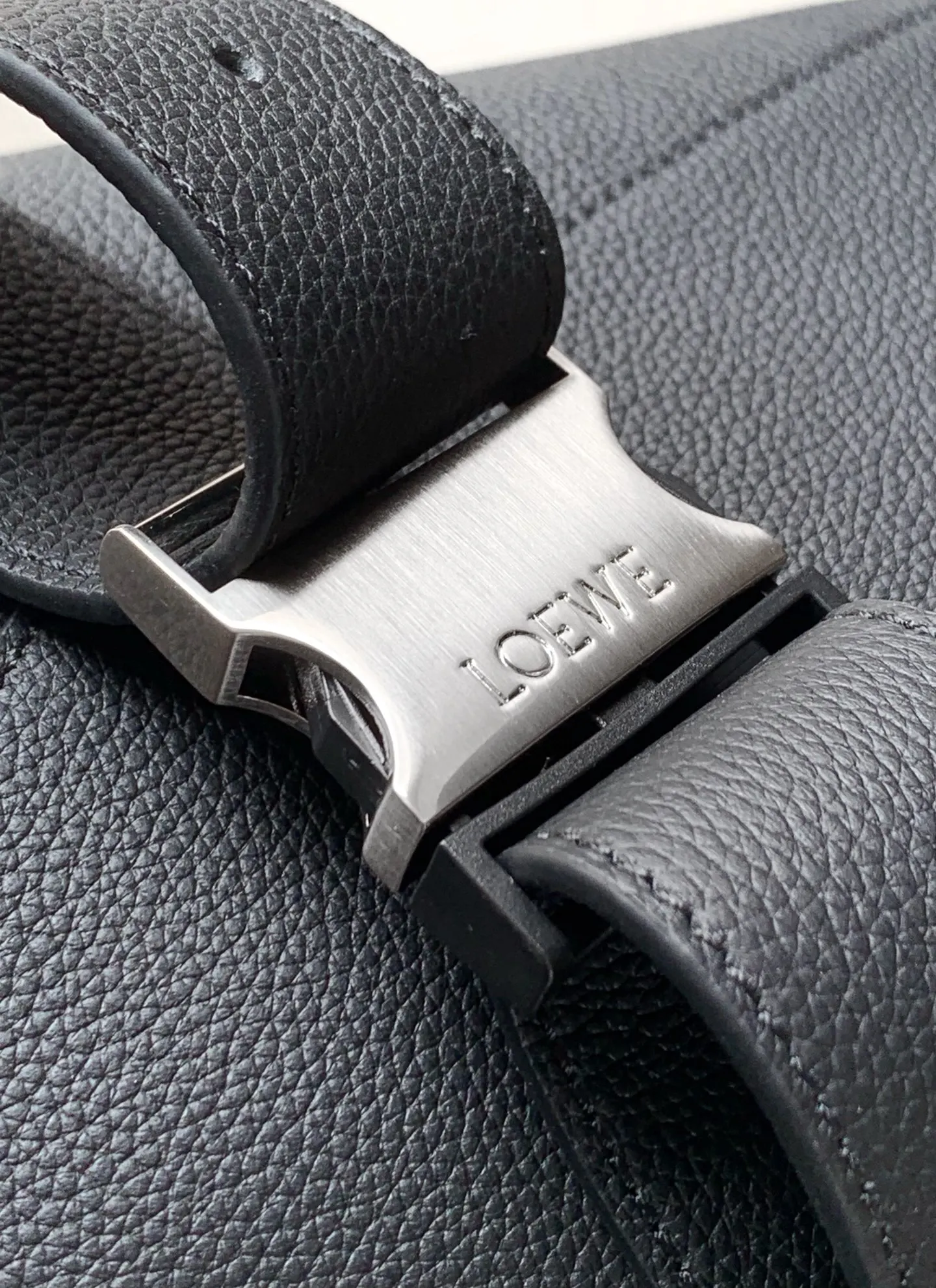 Black Belt Bag Casual Leather