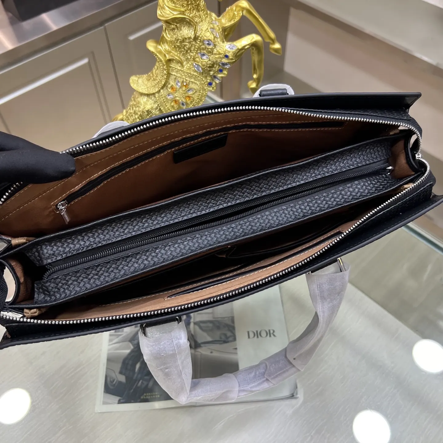 黑色 牛皮 MONTBLANC 万宝龙 黑 收納包 旅行收納款