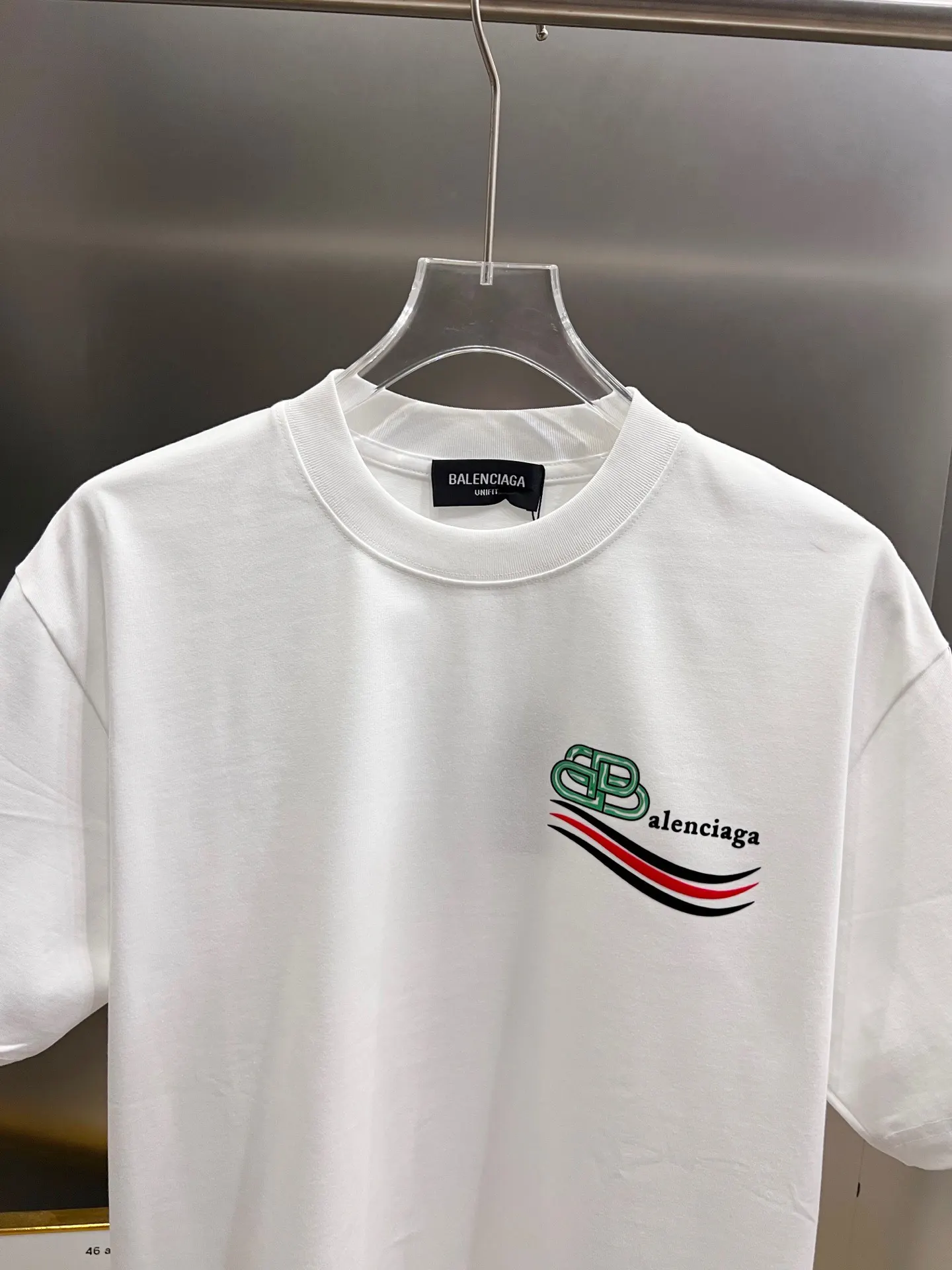 Balenciaga 黑色 Logo 短袖T恤 宽松休閒(數字9) Balenciaga 黑色 Logo 短袖T恤 宽松休閒(數字9)