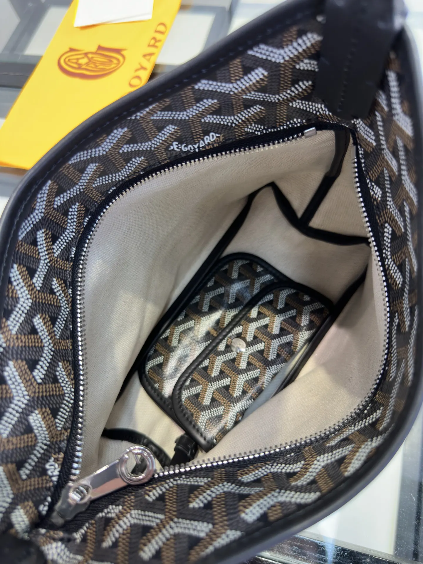 Goyard Black Tote Bag
