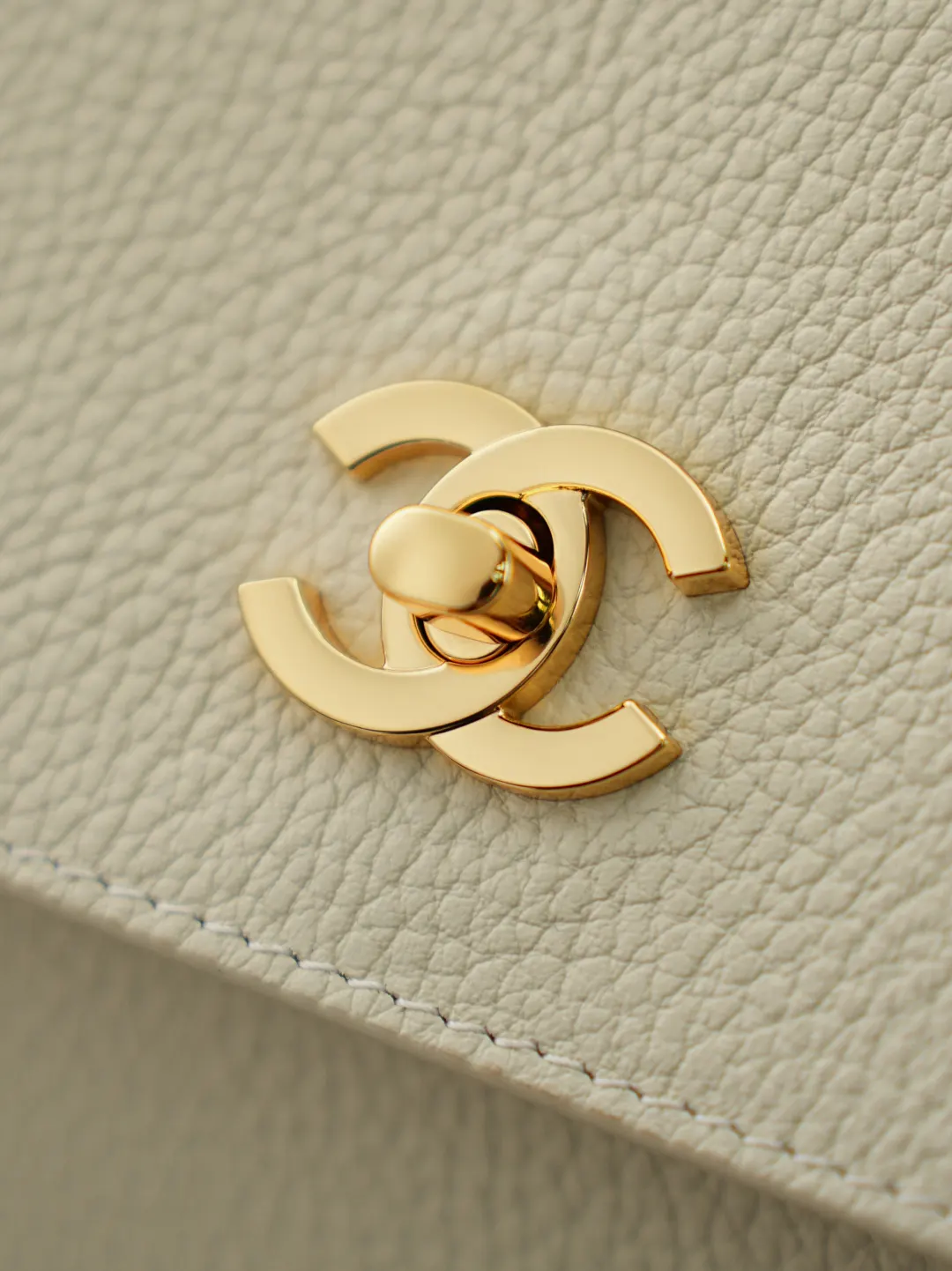 CHANEL 白色 米白 牛皮 托特包 大容量托特款