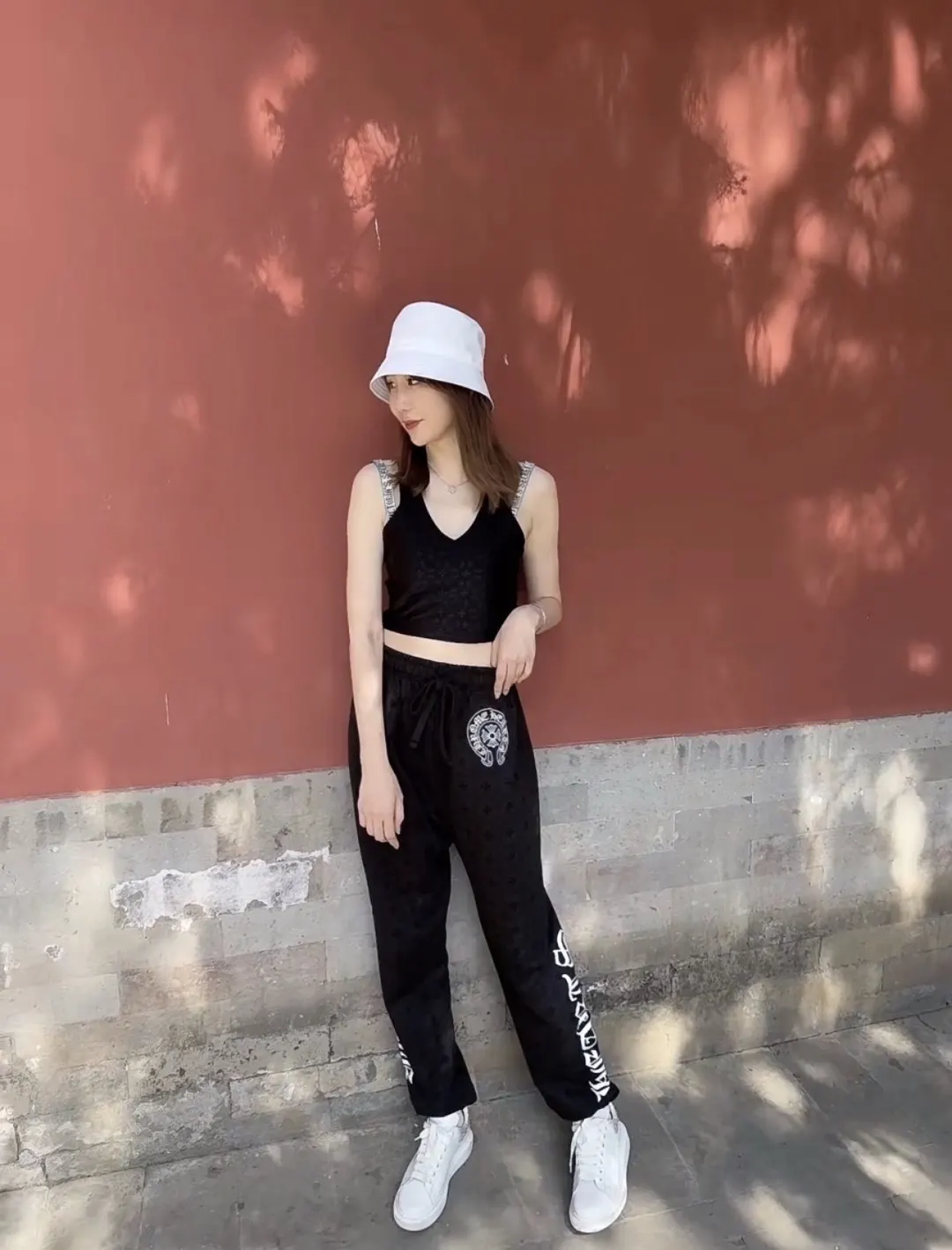 Chrome Hearts Black Print Pants Loose Casual Style Image 5 Chrome Hearts Black Print Pants Loose Casual Style Image 5