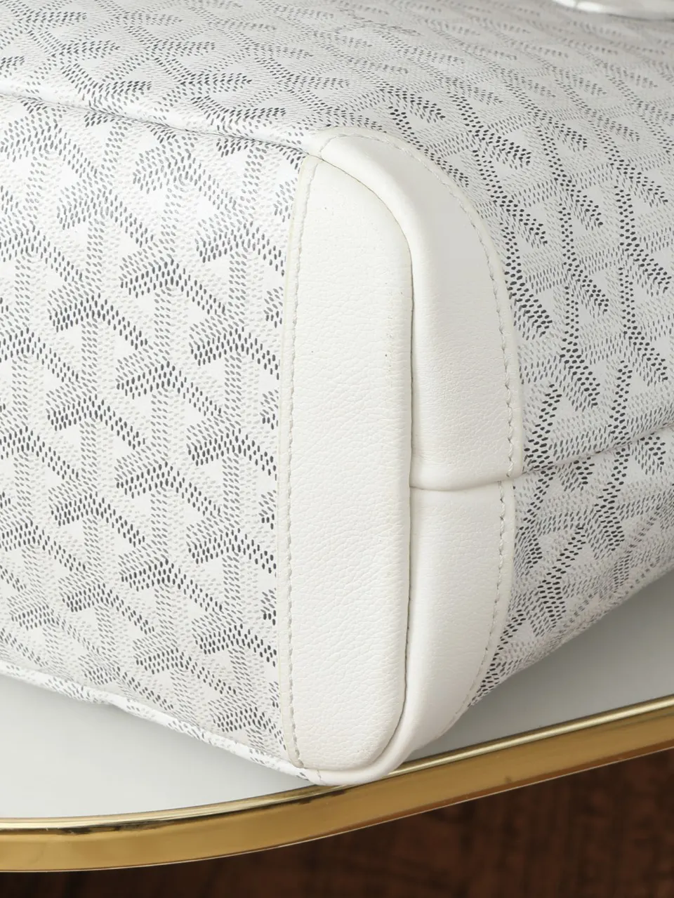 Goyard 白色 皮革 托特包 大容量托特款