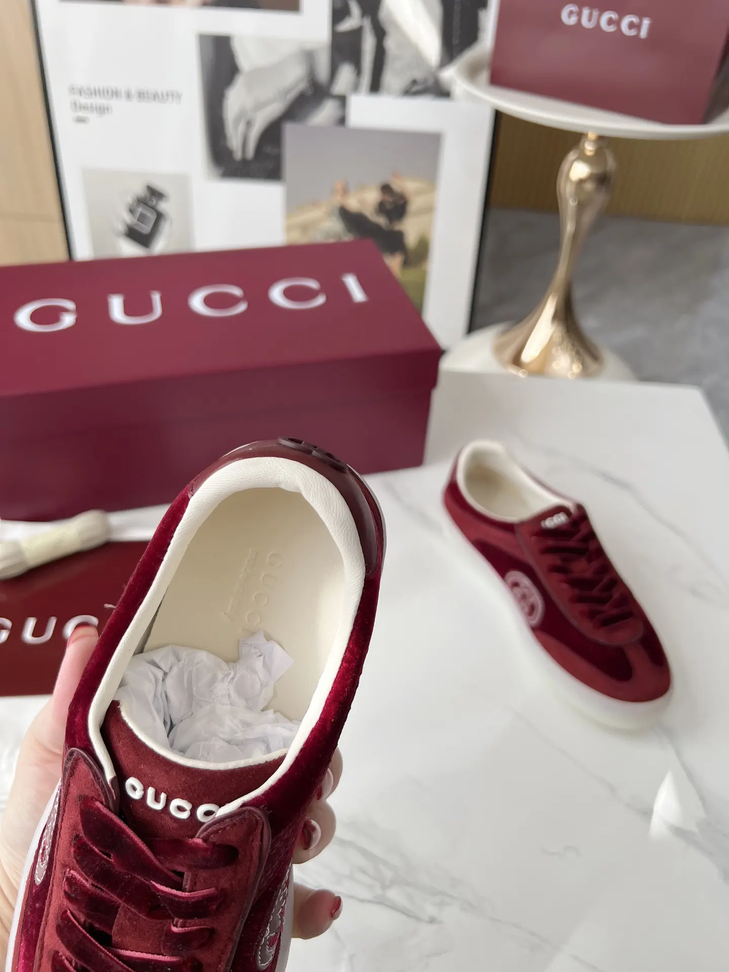 Gucci Logo休闲运动鞋