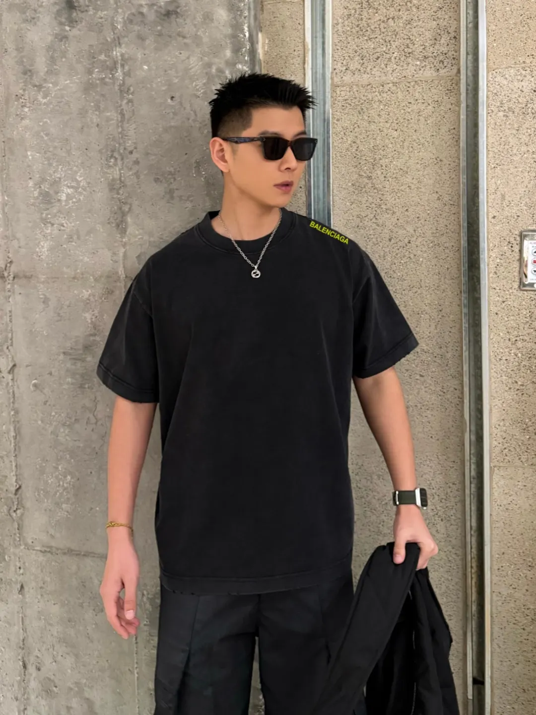 Balenciaga Paris 黑色 短袖T恤(數字9) Balenciaga Paris 黑色 短袖T恤(數字9)