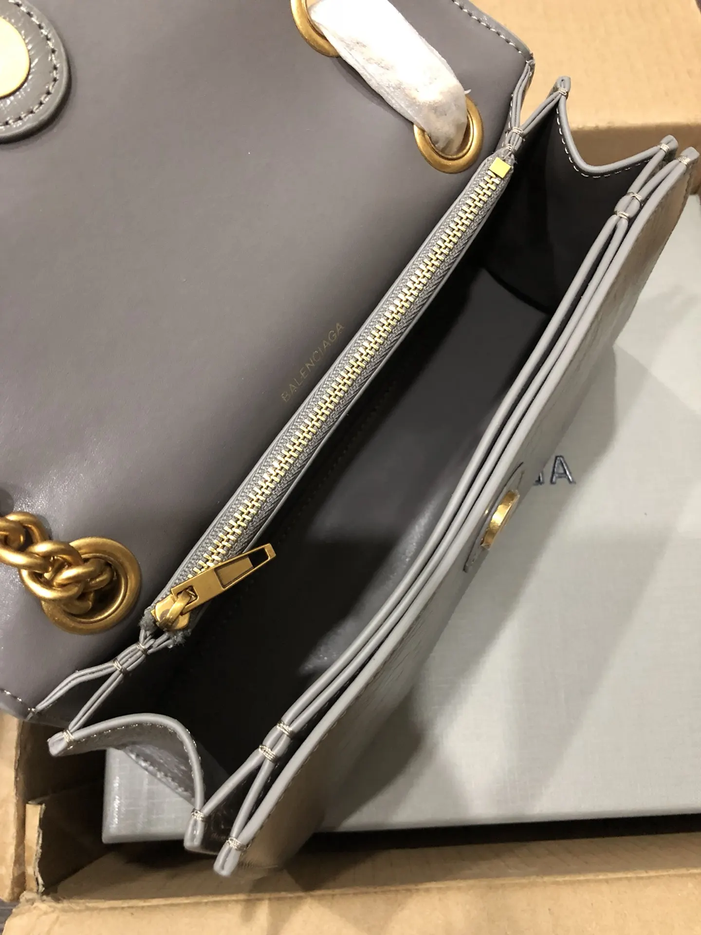Gray Chain Bag Classic