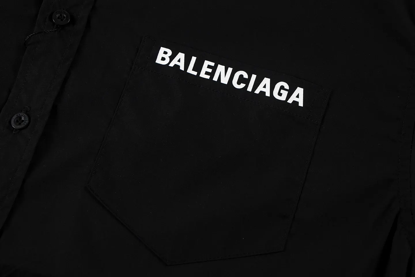 Balenciaga 黑色 衬衫 宽松休闲