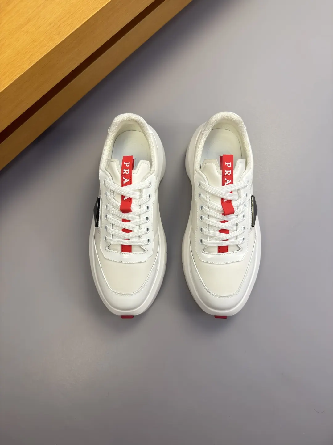 Prada Sneakers Canvas Leather