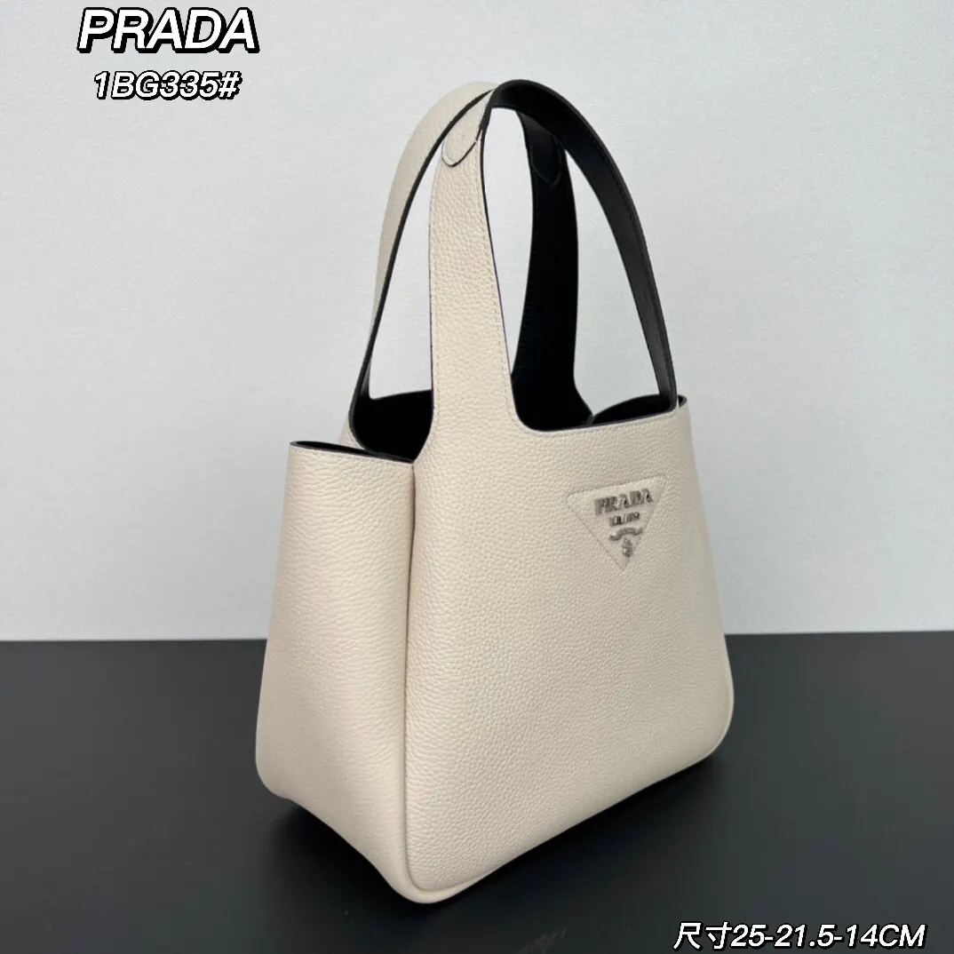 PRADA 1BG335 牛皮 羊皮 托特包 通勤百搭款