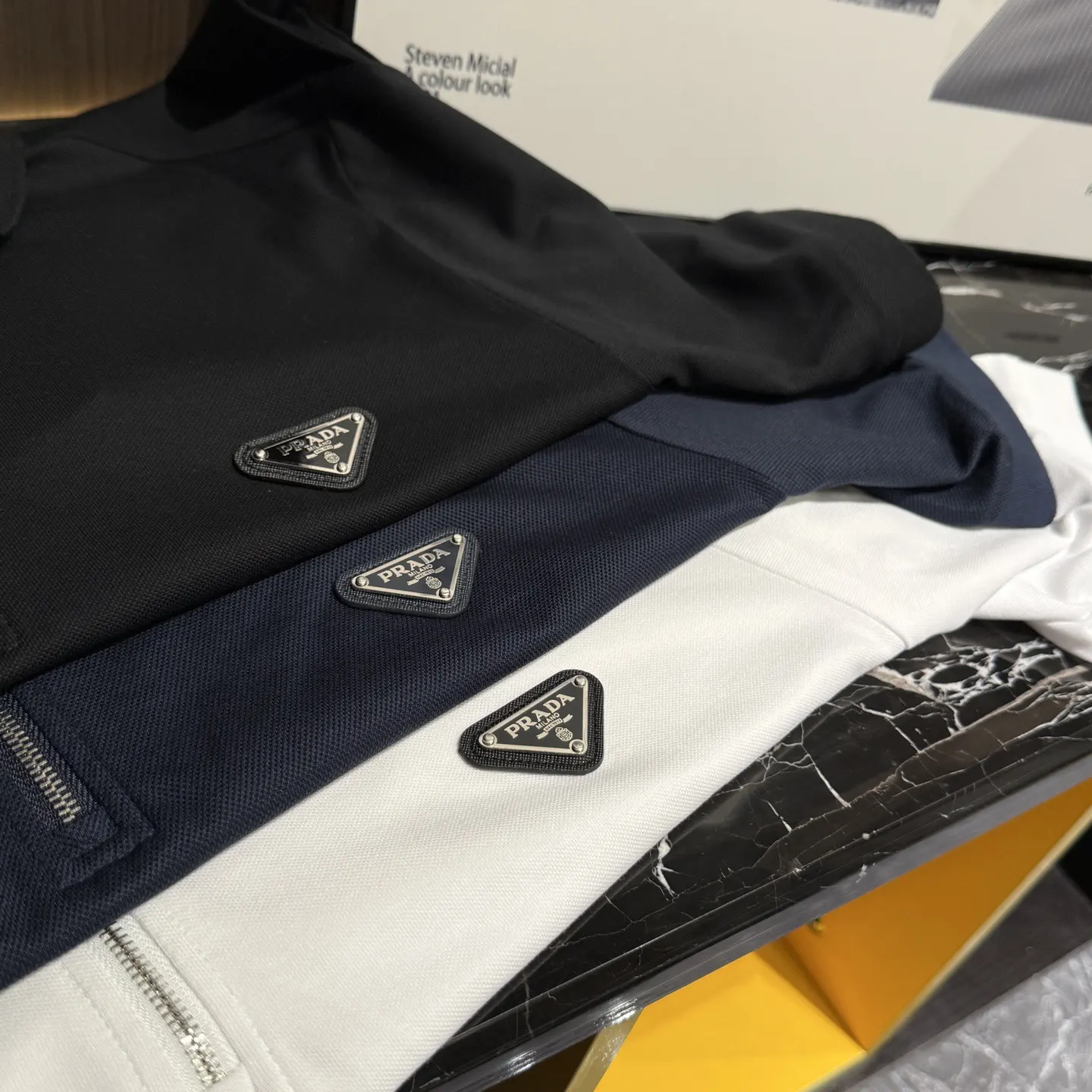 Prada 棉质 Logo Polo衫