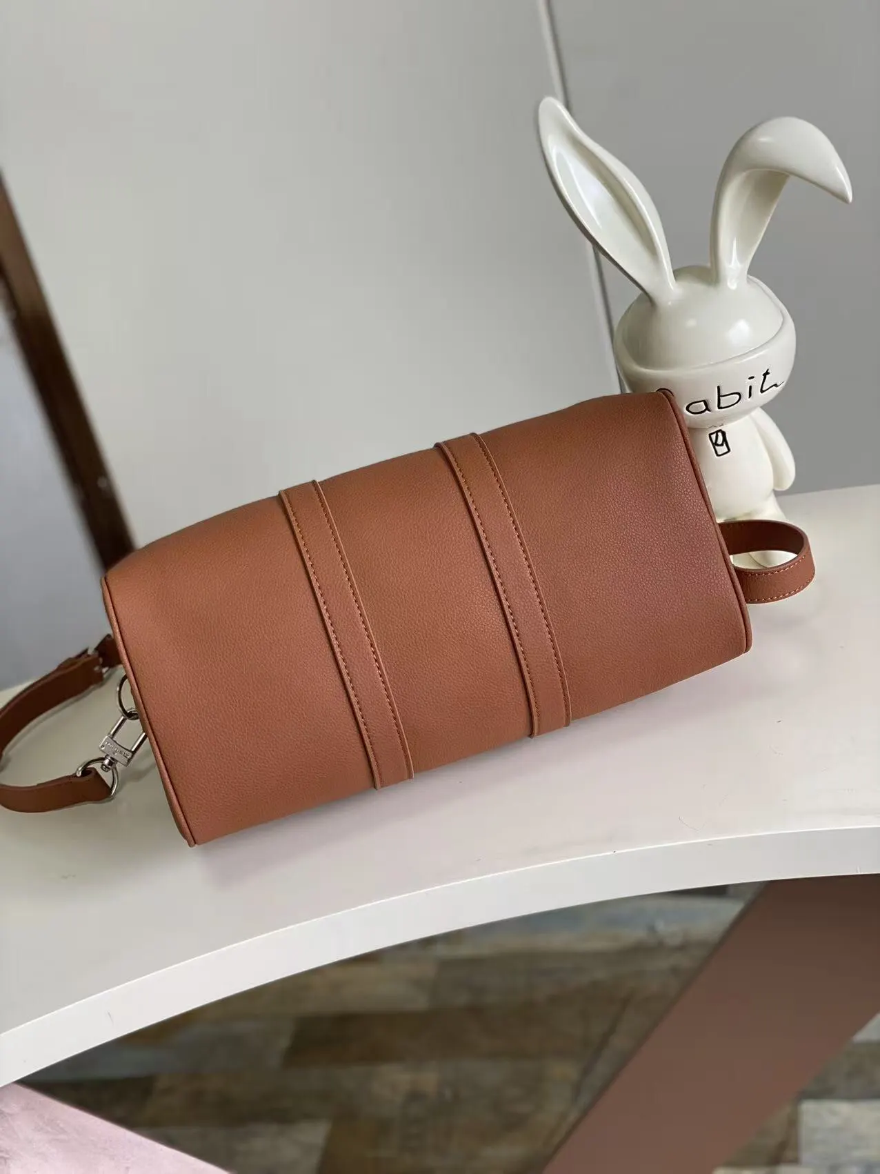 Keepall 棕色 小牛皮 旅行袋 大容量旅行款