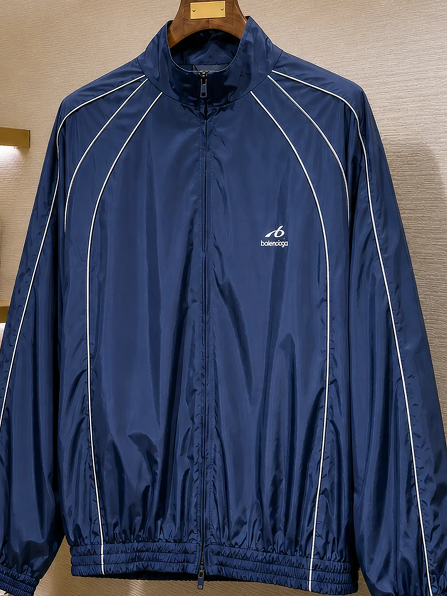 Balenciaga Blue Nylon Sport Jacket