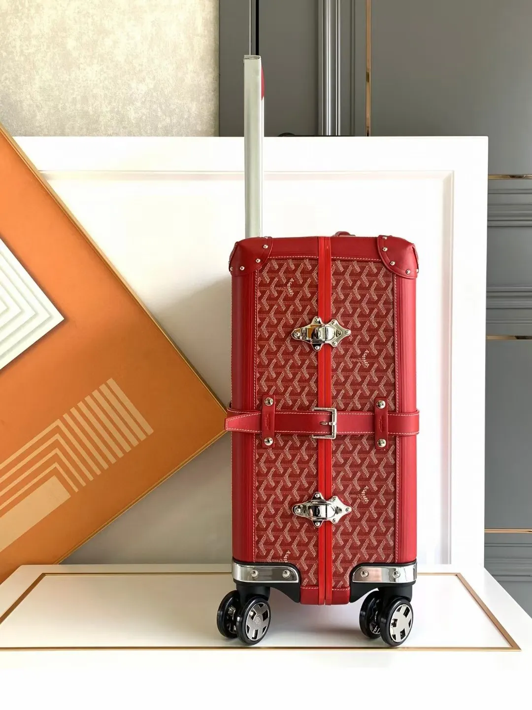 Goyard 戈雅 寸登机箱 全手工精心打造 行李箱 旅行拉杆款 輕便出行款
