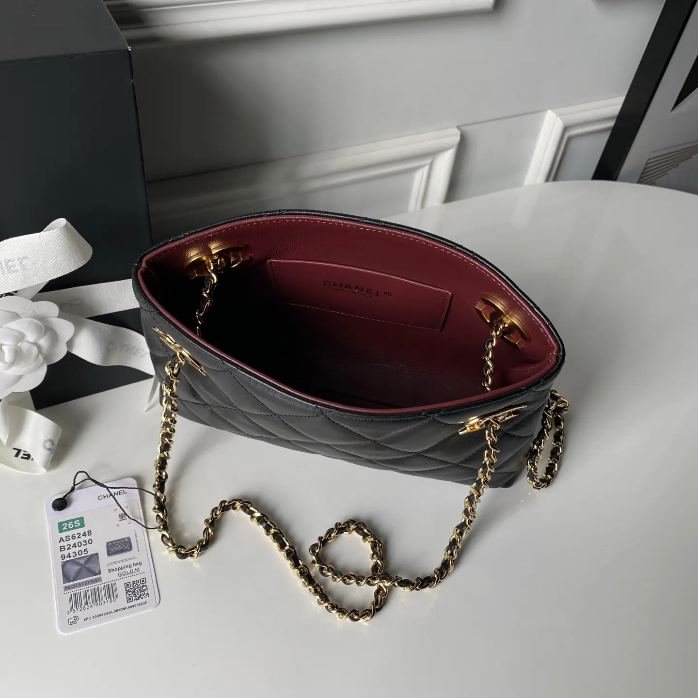 金色 羊皮 春夏系列 Small Shoing 鏈條包 精致鏈條款