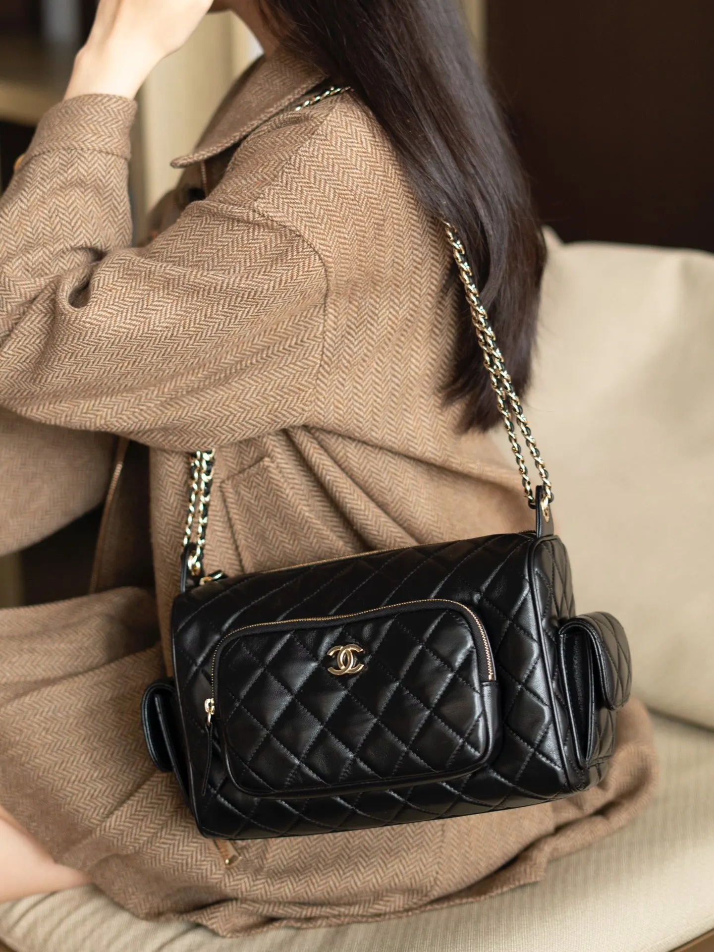Gold Chain Bag