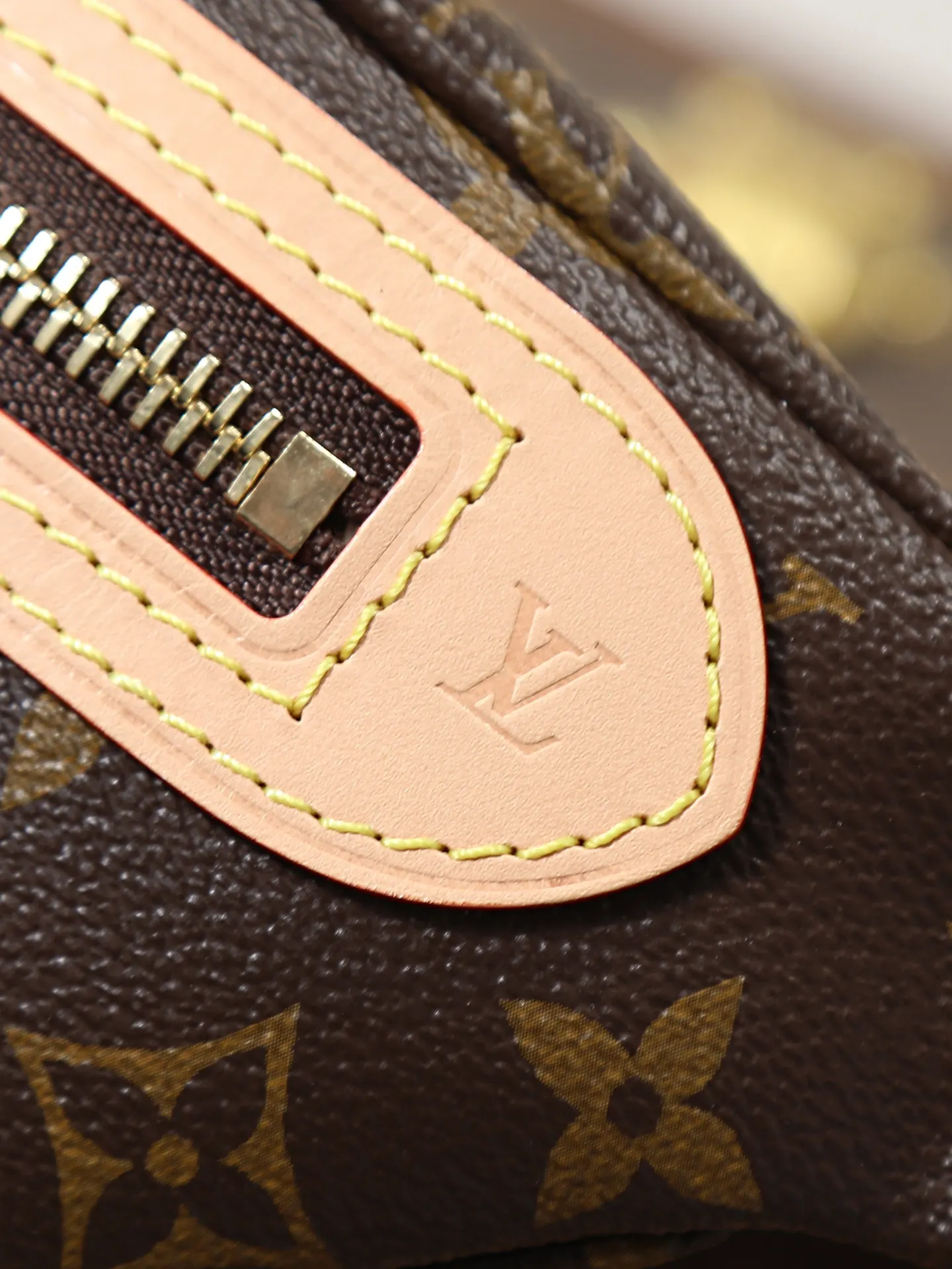 Monogram Belt Bag Casual Leather