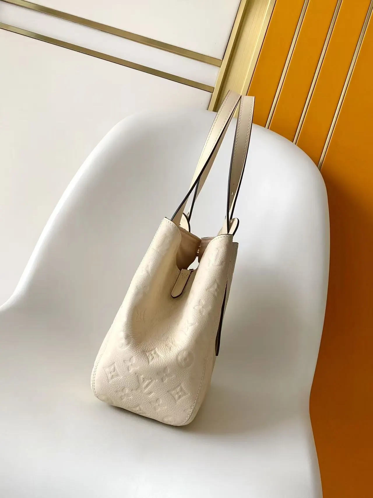 LV Hobo 黑色 米白 牛皮 托特包 大容量托特款