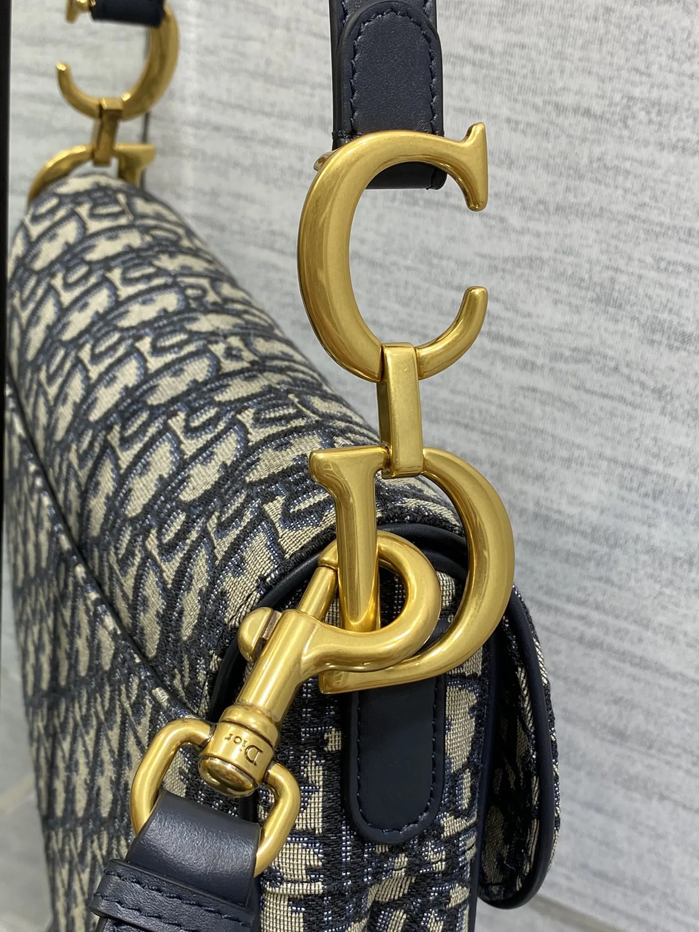 Dior Saddle 老花藍馬鞍包 手提斜挎 手提包(數字6) Dior Saddle 老花藍馬鞍包 手提斜挎 手提包(數字6)